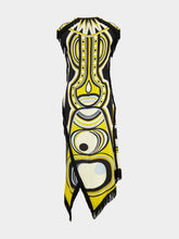 La DoubleJ Sanctuary Placée Gold Silk Voile Scarf Dress