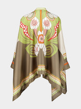 La DoubleJ Date Palms Placée Silk Foulard Shirt