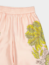 La DoubleJ Swathe Placée Pink Silk Twill Palazzo Pants
