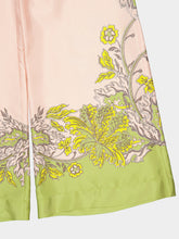 La DoubleJ Swathe Placée Pink Silk Twill Palazzo Pants
