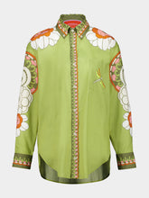 La DoubleJ Anemone Ghirlanda Placée Cotton Boyfriend Shirt