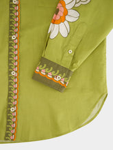 La DoubleJ Anemone Ghirlanda Placée Cotton Boyfriend Shirt