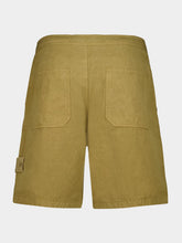 Stone Island Dark Beige All-Weather Cotton Shorts