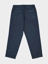 Stone Island Slate Blue Cotton Linen Ghost Fatigue Trousers