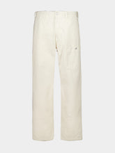 Stone Island Ivory Marina Cotton Trousers