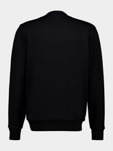 Moncler Black Logo Patch Cotton Sweatshirt