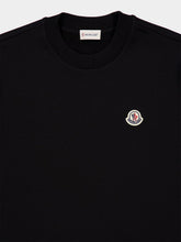 Moncler Black Logo Patch Cotton Sweatshirt