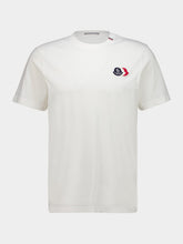 Moncler Natural Cotton T-Shirt with Logo
