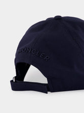 Moncler Navy Blue Cotton Gabardine Baseball Cap