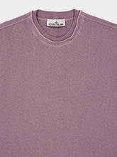 Stone Island Purple Grey Malfilé Fleece Sweatshirt