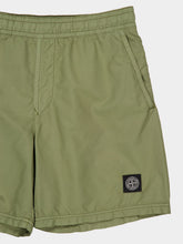 Stone Island Military Green Nylon Swim Shorts
