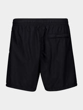Stone Island Black Brushed Nylon Swim Trunks