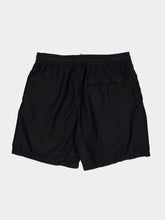 Stone Island Black Brushed Nylon Swim Trunks