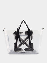 Off-White Transparent Ripstop Heritage Tote Bag