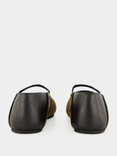 Fendi Brown Academia Animalier Ballet Flats