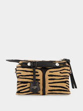 Fendi Brown By The Way Soft Mini Tiger-Print Bag