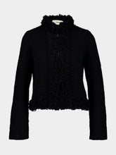 Fendi Black Mohair and Wool Jacket