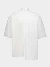 MM6 Maison Margiela White Two-Tone Cotton Poplin Shirt