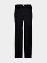 MM6 Maison Margiela Black Virgin Wool-Blend Trousers