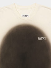 MM6 Maison Margiela Cream Cotton Spray Print T-Shirt