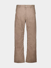 MM6 Maison Margiela Beige Cotton Workwear Wide-Leg Trousers