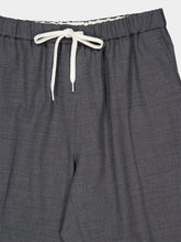 MM6 Maison Margiela Dark Grey Tailored Wool-Blend Trousers