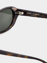 Saint Laurent Havana Brown SL 871 Cat-Eye Sunglasses