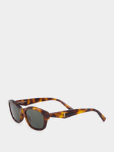 Saint Laurent Havana Brown and Grey Tortoiseshell Cassandre Sunglasses