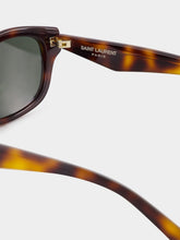 Saint Laurent Havana Brown and Grey Tortoiseshell Cassandre Sunglasses