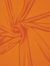 Tom Ford Orange Fluorescent Jersey Asymmetric Sleeveless Dress