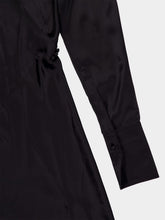 Tom Ford Draped Black Viscose Long-Sleeved Maxi Dress