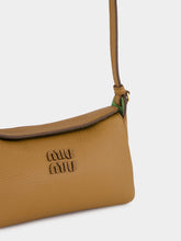 Miu Miu Caramel and Larice Beige Leather Pouch
