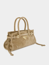 Prada Cocoa Brown Bonnie Suede Mini Bag