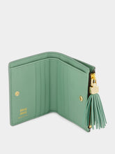 Miu Miu Burnt and Aquamarine Small Leather Wallet