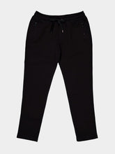 Dolce & Gabbana Black Cotton Drawstring Trousers