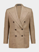 Dolce & Gabbana Beige Double-Breasted Sicilia Jacket