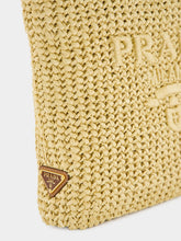 Prada Natural Small Crochet Tote Bag
