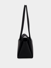 Prada Black Passage Medium Leather Bag with Re-Nylon Flap