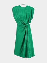 slim fit dress slacks Versace Emerald Green Fall 2001 Open Back Gown main image 0