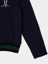 Marni Deep Blue Wool Crêpe Bomber Jacket