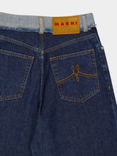 Marni Blue Inside-Out Denim Jeans