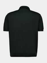 Tom Ford Forest Green Cotton-Silk Tipping Polo