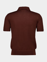 Tom Ford Cocoa Fine Gauge Cashmere-Silk Polo