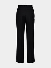Gucci Black Light Wool Crêpe Boot Cut Pants