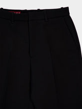 Gucci Black Light Wool Crêpe Boot Cut Pants