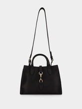 Gucci Black Medium Tote with Hook Closure
