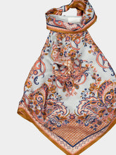 Zimmermann Blue Paisley Flora Aster Silk Scarf Top