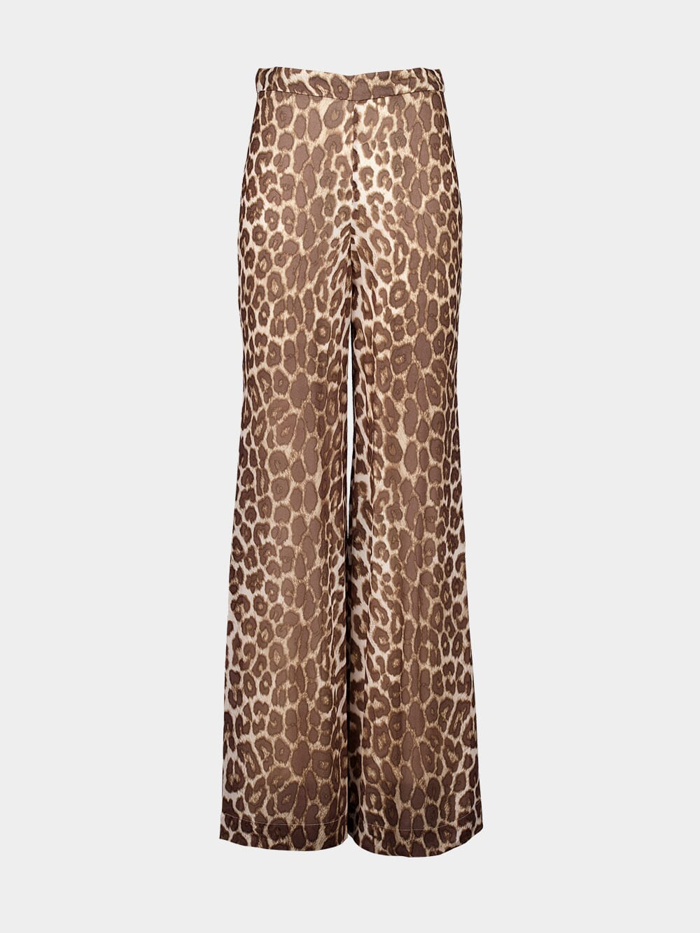 Illustration Leopard Print Flare Pant