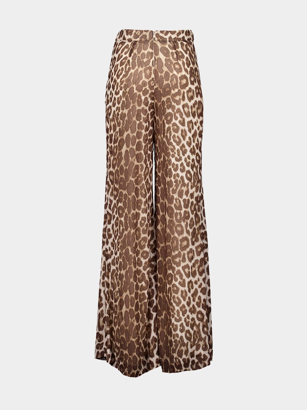 Illustration Leopard Print Flare Pant