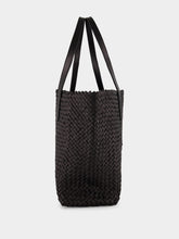 Dragon Diffusion Black Woven Leather Shoulder Bag